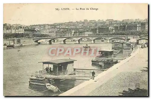 Cartes postales Lyon Le Pont du Change