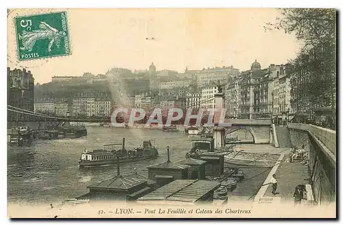 Cartes postales Lyon Pont La Feuille et Coteau des Chartreux