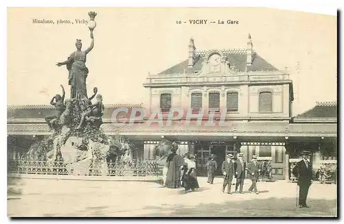 Cartes postales Vichy La Gare