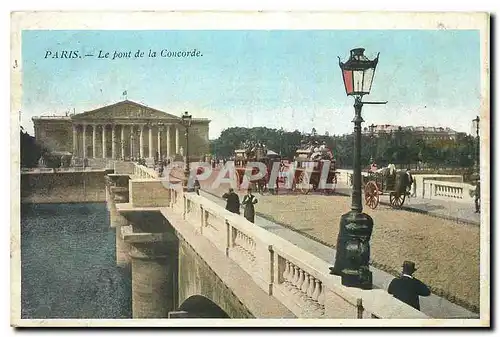 Cartes postales Paris Le Pont de la Concorde