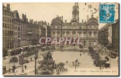 Cartes postales Lyon Place des Terreaux