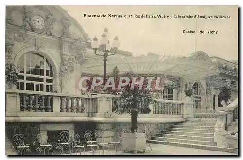 Ansichtskarte AK Pharmacie Normale Rue de Paris Vichy Laboratoire d'Analyses medicales Casino de Vichy