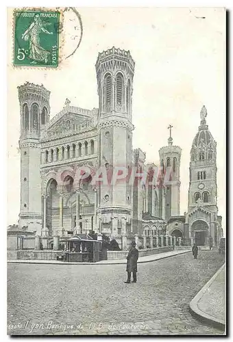 Cartes postales Lyon Basilique de N D de Fourviere