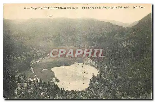 Ansichtskarte AK Cirque de Retournemer Vosges Vue prise de la Route de la Schlucht