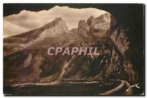 Cartes postales Editions Jove Pay B P Route Thermale du Col d'Aubisque a la sortie du tunnel