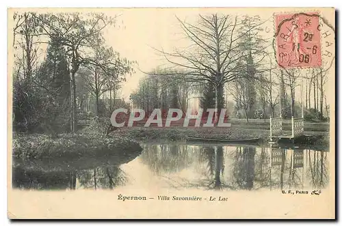 Ansichtskarte AK Epernon Villa Savonniere Le Lac