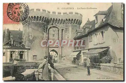 Cartes postales Chartres La Porte Guillaume Tabac Buvette