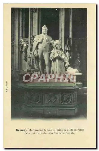 Ansichtskarte AK Dreux Monument de Louis Philippe et de la reine Marie Amelle dans la Chapelle Royale