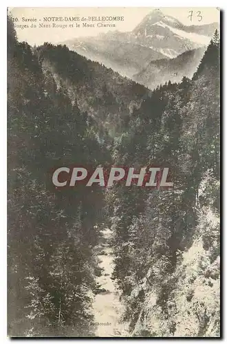 Cartes postales Savoie Notre Dame de Bellecombe Nant rouge et le Mont Charvin