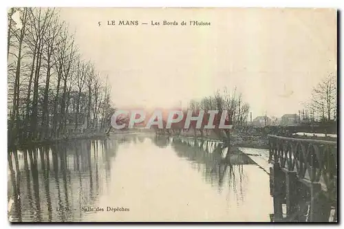 Ansichtskarte AK Le Mans Les Bords de l'Huisne