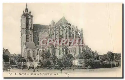 Cartes postales Le Mans Abside de la Cathedrale