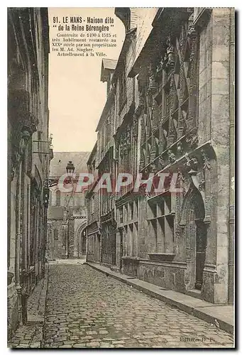 Cartes postales Le Mans Maison dite de la Reine Berengere