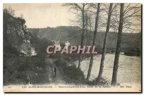 Cartes postales Les Alpes Mancelles Saint Leonard des bois bords de la Sarthe