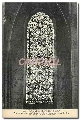 Ansichtskarte AK Cathedrale de Chartres E et L Viteaux d l'Etange interieur cote droit partant du vieu Clocher