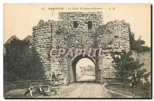 Cartes postales Provins La Porte St Jean exterieure