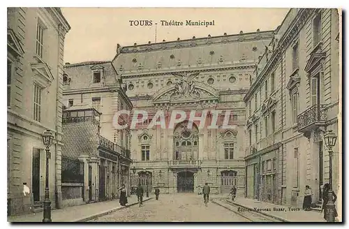 Cartes postales Tours Thetre Municipal