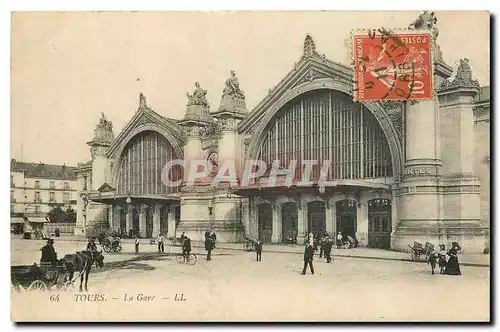 Cartes postales Tours La Gare