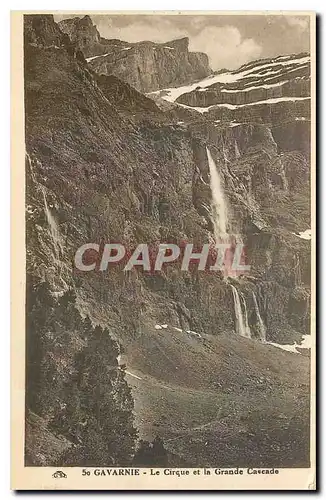 Cartes postales Gavarnie Le Cirque et la Grande Cascade