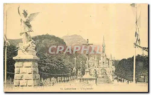 Cartes postales Lourdes l'Esplanade