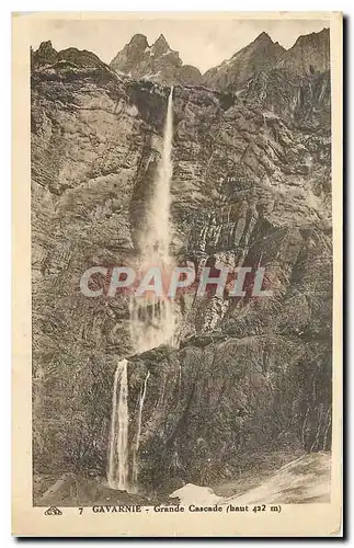 Cartes postales Gavarnie Grande Cascade