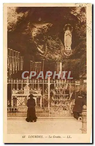 Cartes postales Lourdes La Grotte