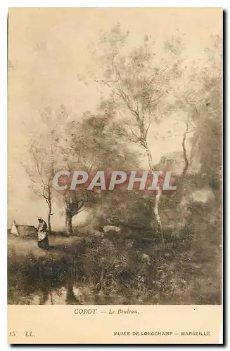 Cartes postales Corot Le Bouleau Musee de Longchamp Marseille