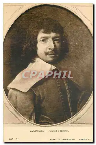 Cartes postales Inconnu Portrait d'Homme Musee de Longchamp Marseille