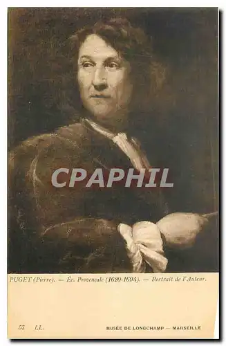 Ansichtskarte AK Puget Pierre Ec Provencale Portrait de l'Auteur Musee de Longchamp Marseille