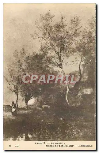 Cartes postales Corot Le Bouleau Musee de Longchamp Marseille