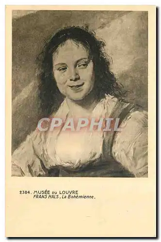 Cartes postales Musee de Louvre Frans Hals La bohemienne