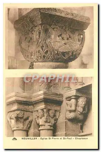 Cartes postales Neuwiller Eglise St Pierre et St Paul Chapiteaux