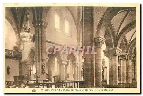 Cartes postales Neuwiller Eglise St Pierre et St Paul Partie Romane