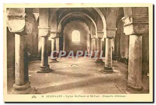 Cartes postales Neuwiller Eglise St Pierre et St Paul Chapelle interieure