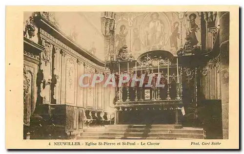 Cartes postales Neuwiller Eglise St Pierre et St Paul Le Choeur