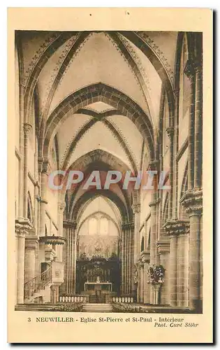 Cartes postales Neuwiller Eglise St Pierre et St Paul Interieur