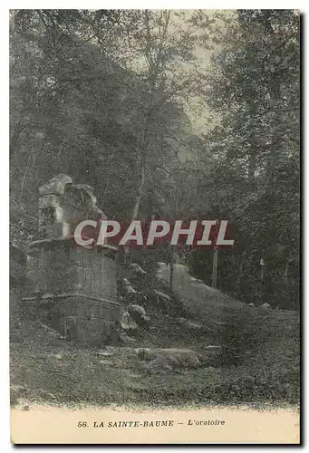 Cartes postales La Sainte Baume l'oratoire