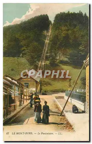 Cartes postales Le Mont Dore Le Funiculaire