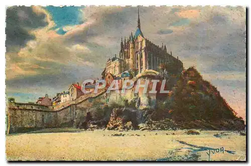 Ansichtskarte AK Mont Saint Michel Manche Vue generale cote Nord Est