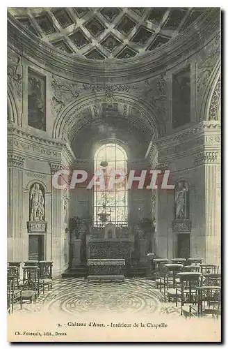 Ansichtskarte AK Chateau d'Anet Interieur de la chapelle