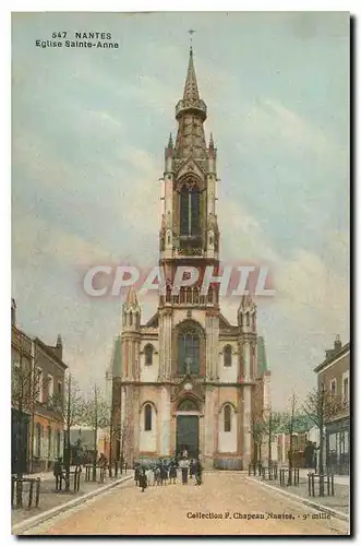 Cartes postales Nantes Eglise Sainte Anne