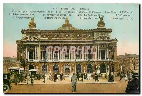 Cartes postales Paris L'Opera