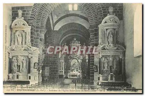 Cartes postales Chateaubriant Loire Inf Interieur de l'Eglise Saint Jean de Bere