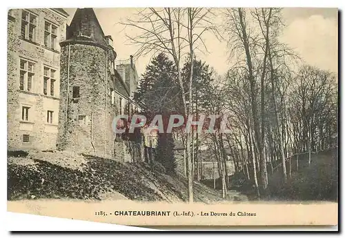 Ansichtskarte AK Chateaubriant Loire Inf Les Douves du Chateau