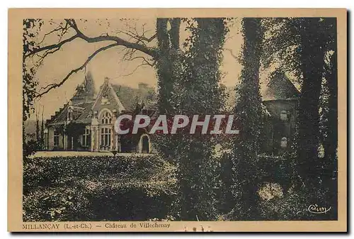 Cartes postales Millancay L et Ch Chateau de Villechenay