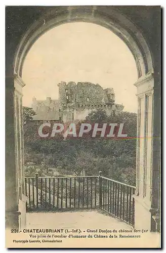 Cartes postales Chateaubriant Loire Inf Grand Donjon du Chateau