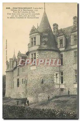 Ansichtskarte AK Chateaubriant Loire Inf Chateau de la Renaissance