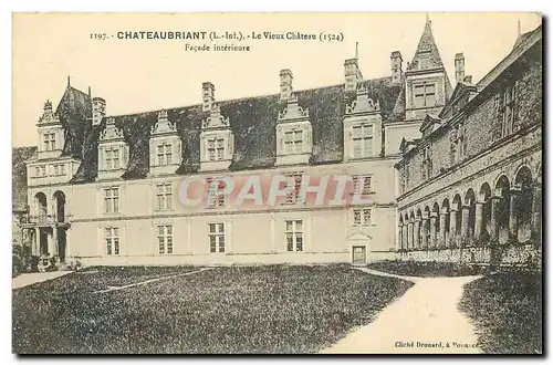 Ansichtskarte AK Chateaubriant Loire Inf Le Voeux Chateau Facade interieure