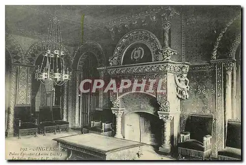 Ansichtskarte AK Angers Palais episcopal Ancien eveche Le salon rouge