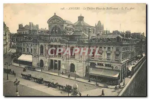 Cartes postales Angers Le Theatre Place du Ralliement