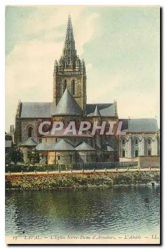 Ansichtskarte AK Laval l'Eglise Notre Dame d'Avenieres l'Abside